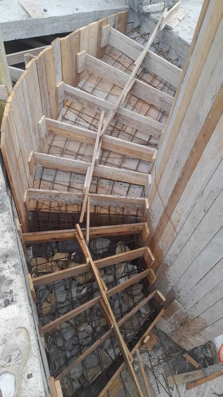Realizzazione di una scala in cemento armato